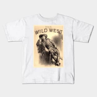 Vintage Poster: Buffalo Bill Wild West Show Kids T-Shirt